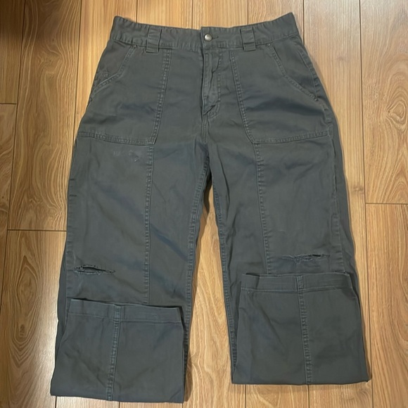 Zara Other - ZARA MENS WIDE LEG DISTRESSED PANTS